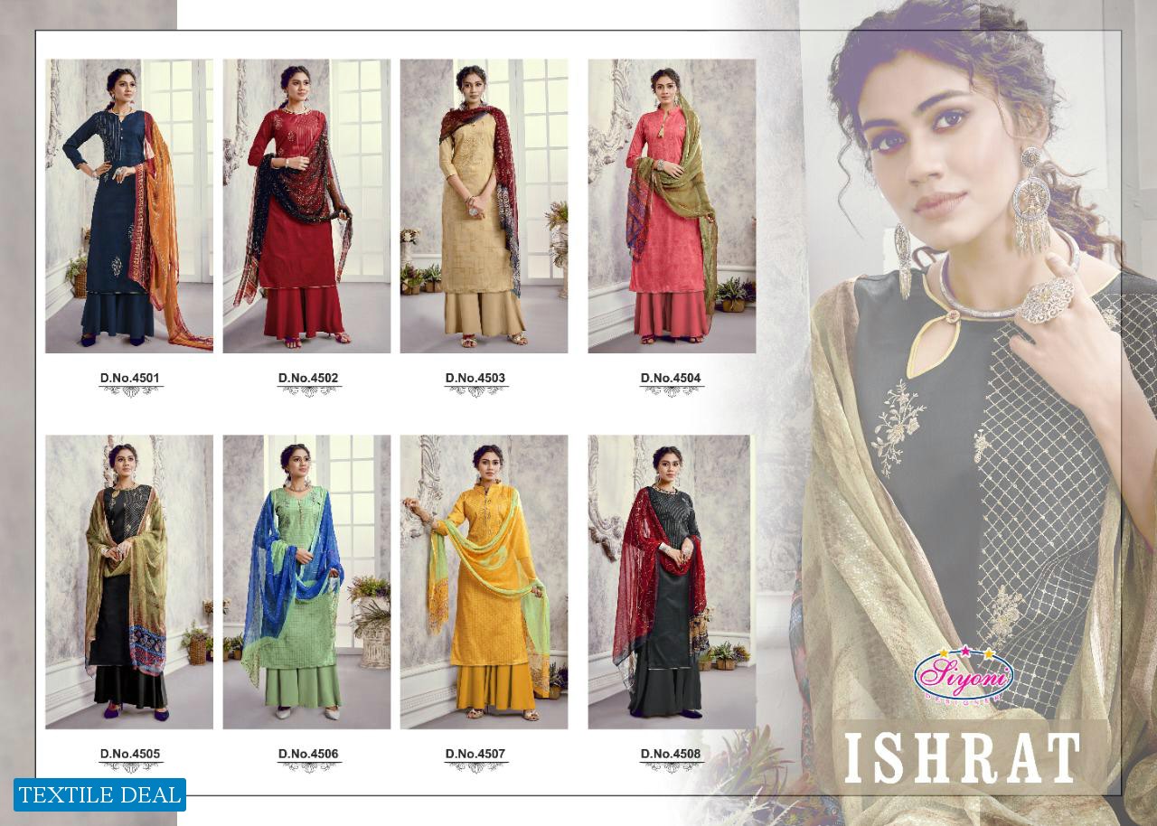 Siyoni Ishrat Wholesale Pure Cotton Dress Material