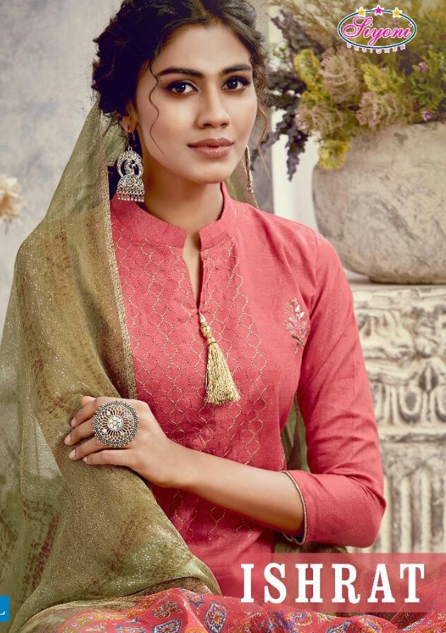Siyoni Ishrat Wholesale Pure Cotton Dress Material
