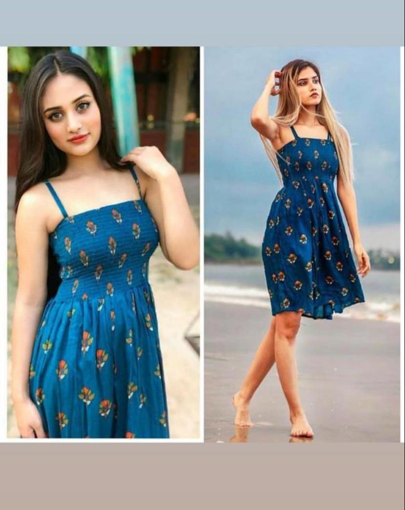 Smocking dress type kurties wholesale in india