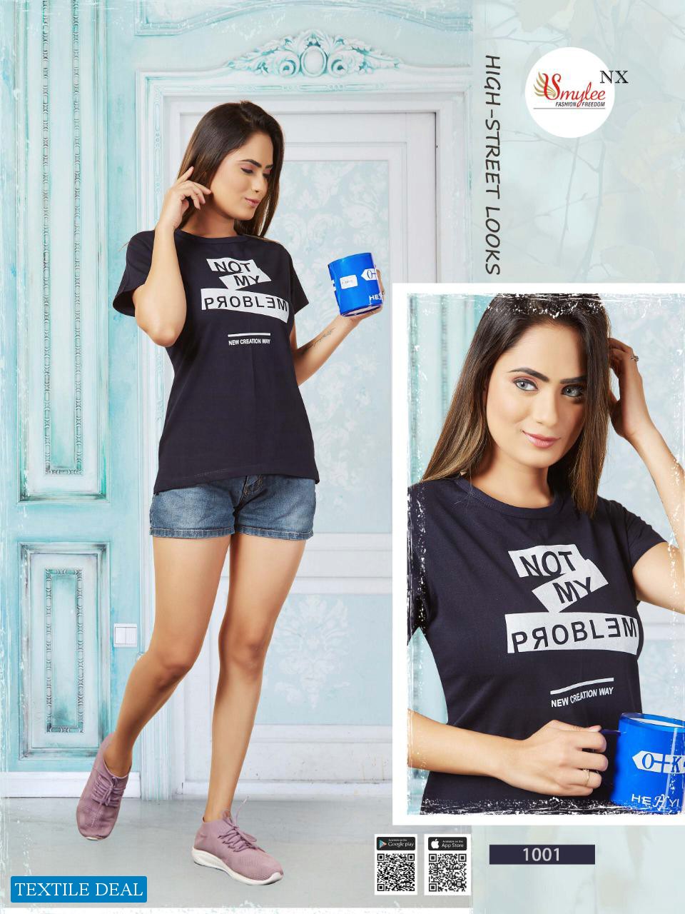 Smylee Molly Wholesale Shopping T Shirt Kurtis