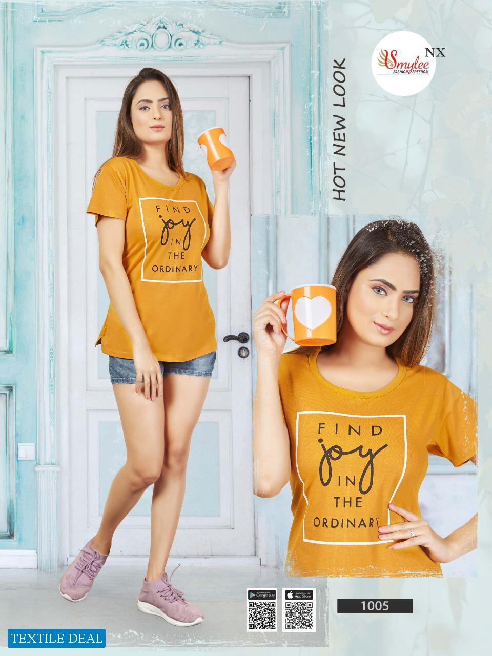 Smylee Molly Wholesale Shopping T Shirt Kurtis