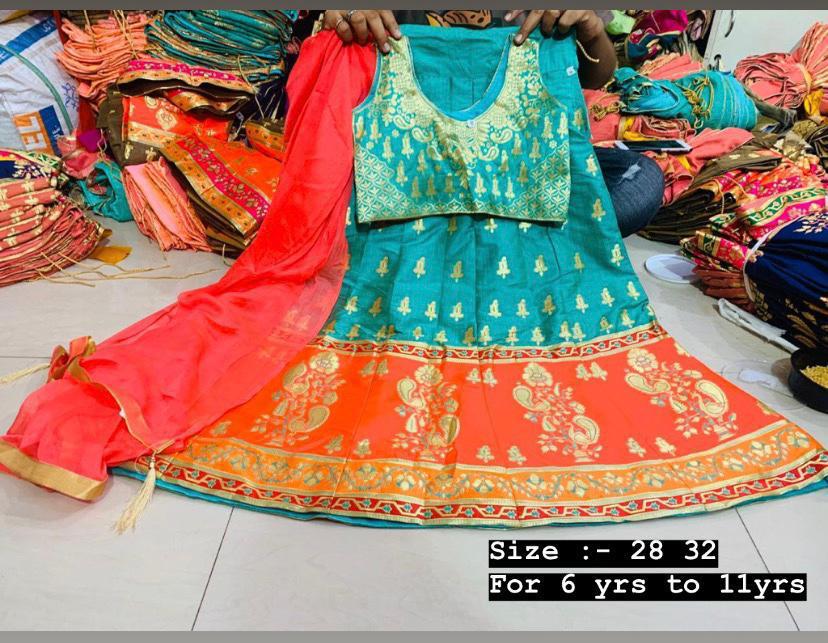 Special Banarasi Collection of Kids Lehenga wholesale in india