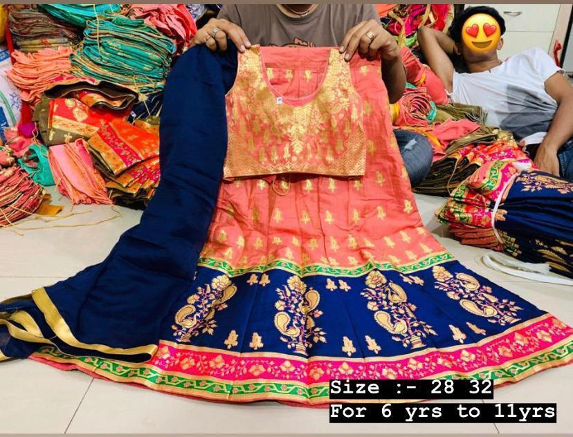 Special Banarasi Collection of Kids Lehenga wholesale in india
