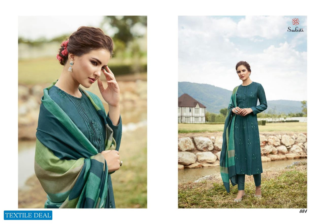 Sudriti Fanoos Wholesale Pure Satin Salwar Suits