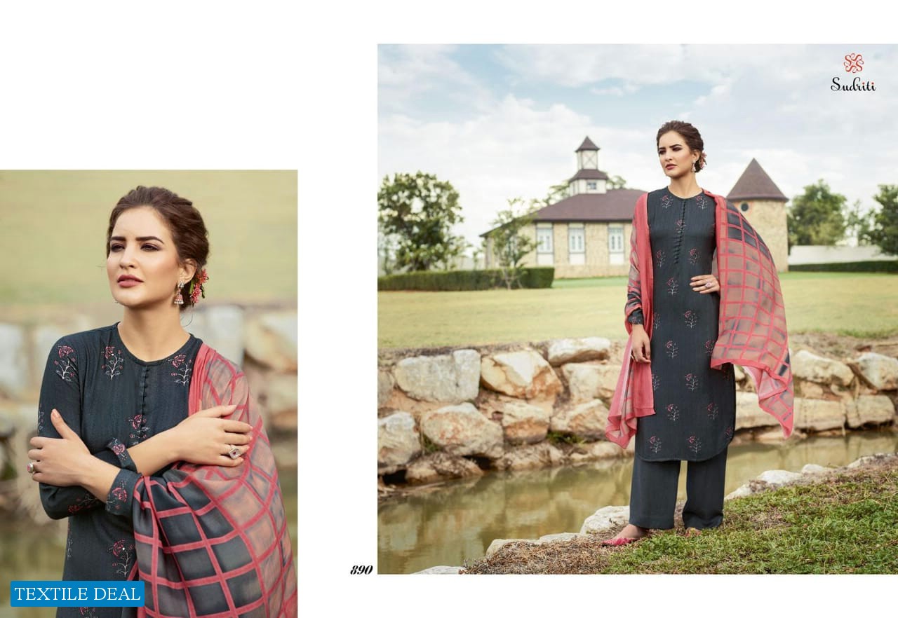 Sudriti Fanoos Wholesale Pure Satin Salwar Suits