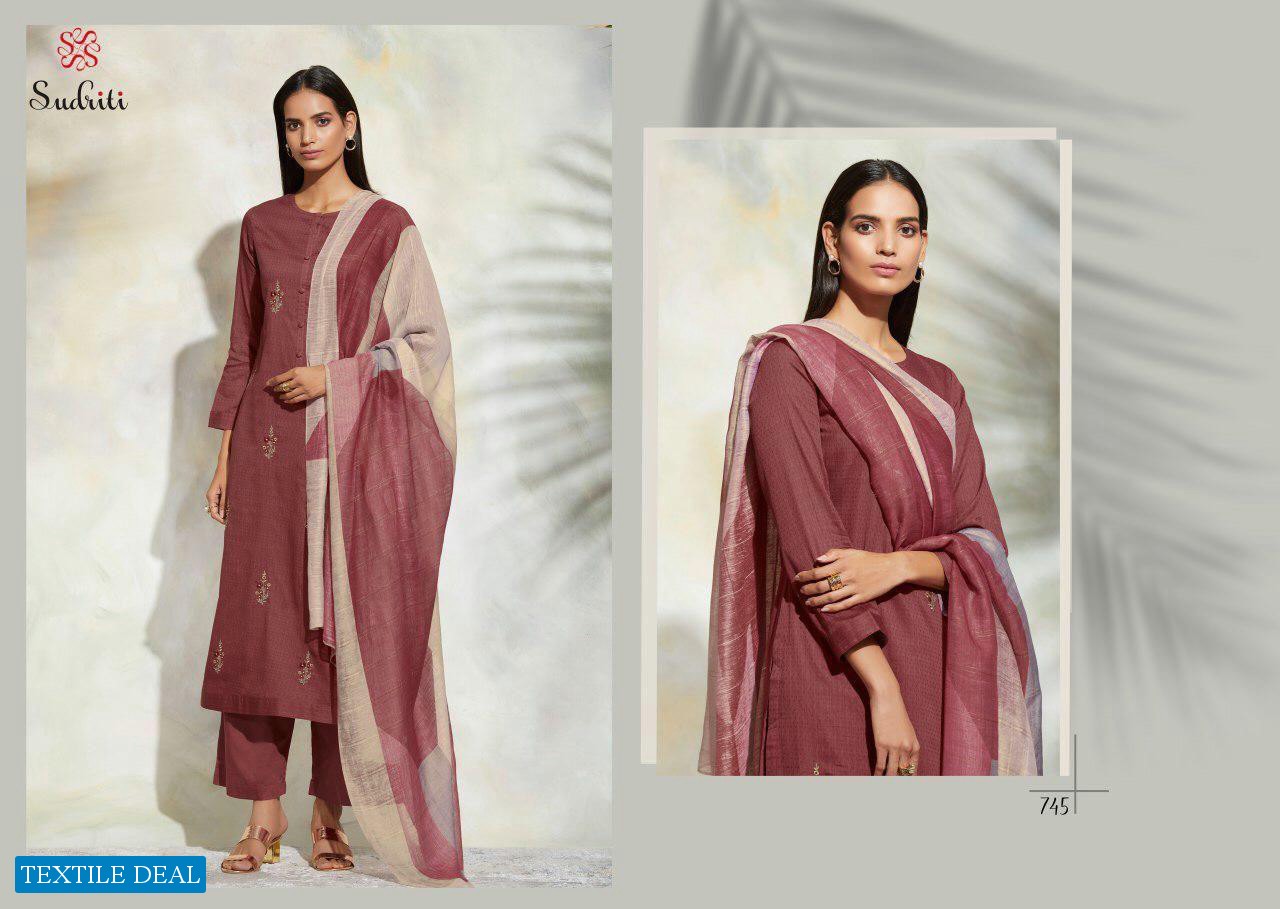 Sudriti Gulrang Wholesale Shopping Cotton Satin Dress Material