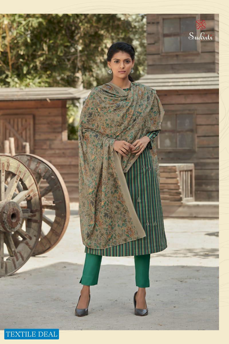 Sudriti Melissa Wholesale Cambric Embroidery Dress Material