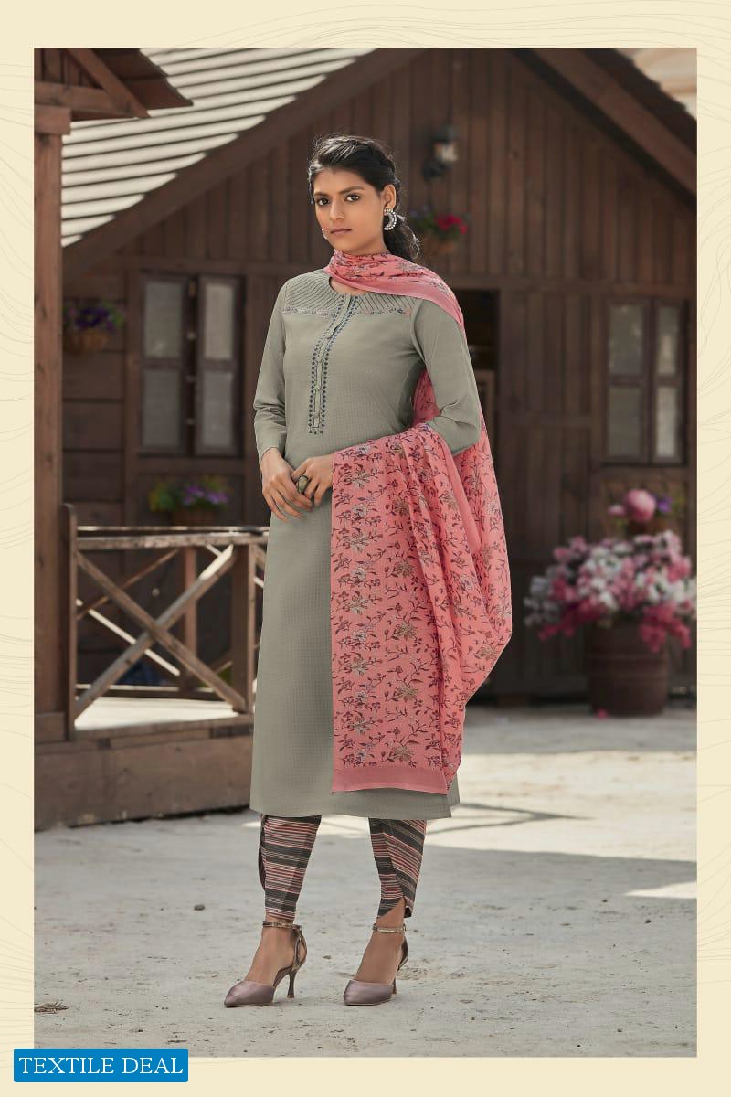 Sudriti Melissa Wholesale Cambric Embroidery Dress Material