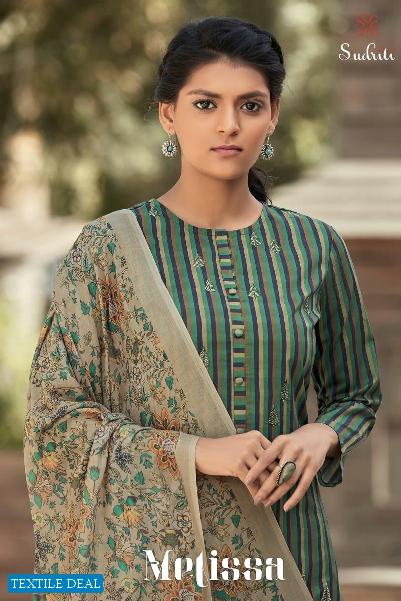 Sudriti Melissa Wholesale Cambric Embroidery Dress Material