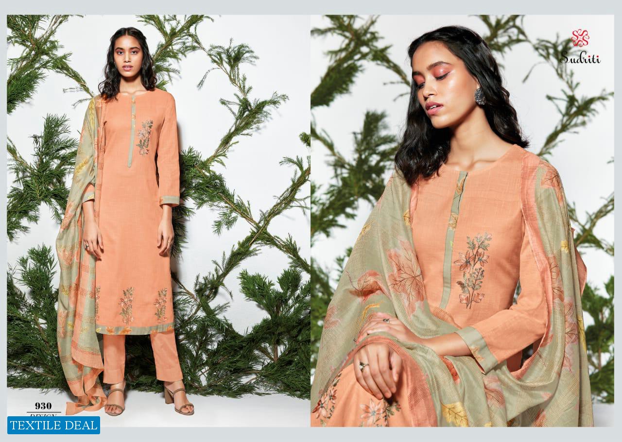 Sudriti Mirage Wholesale Cotton Lining Ethnic Dress Material