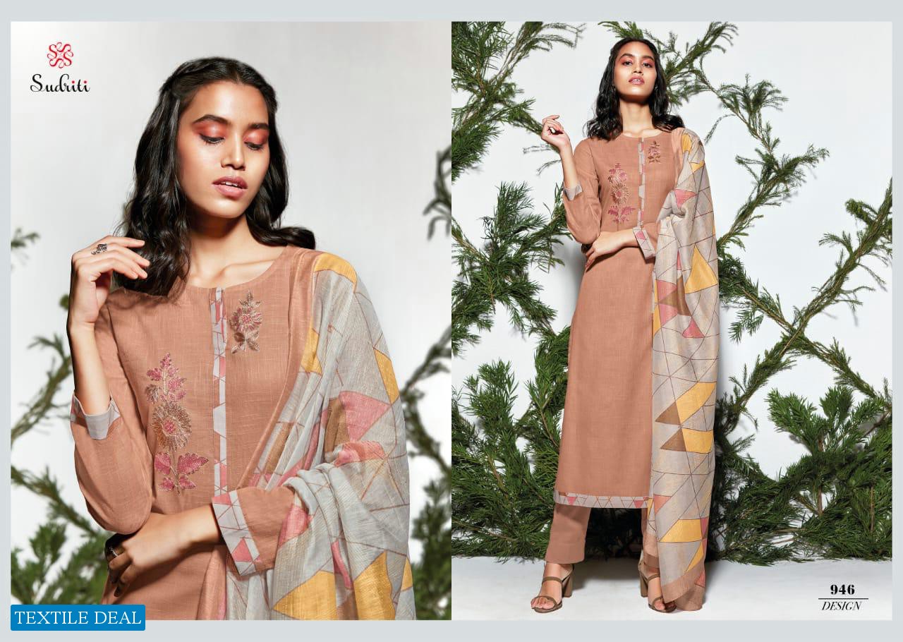 Sudriti Mirage Wholesale Cotton Lining Ethnic Dress Material