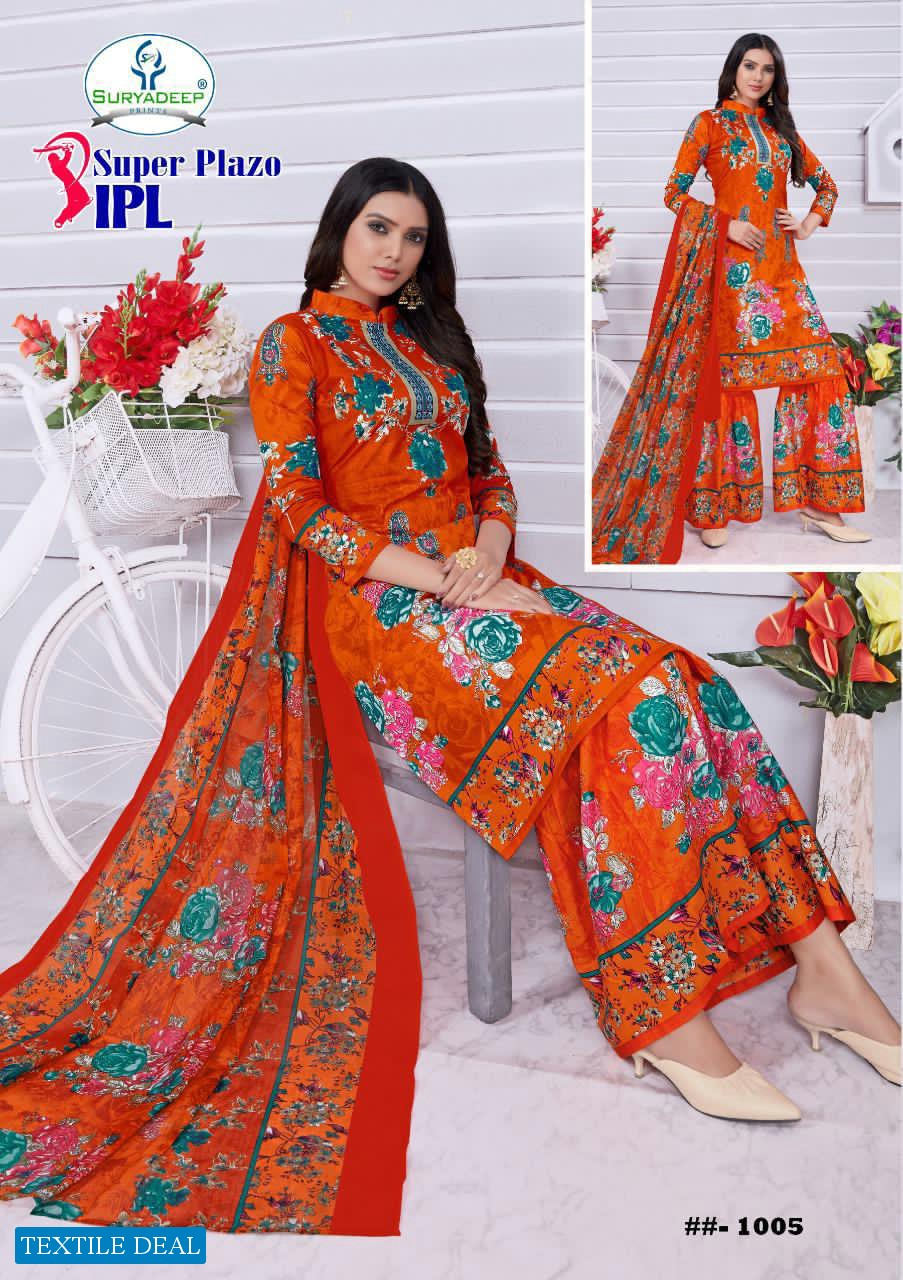 Suryadeep IPL Super Plazo Vol-1 Wholesale Printed Dress Material