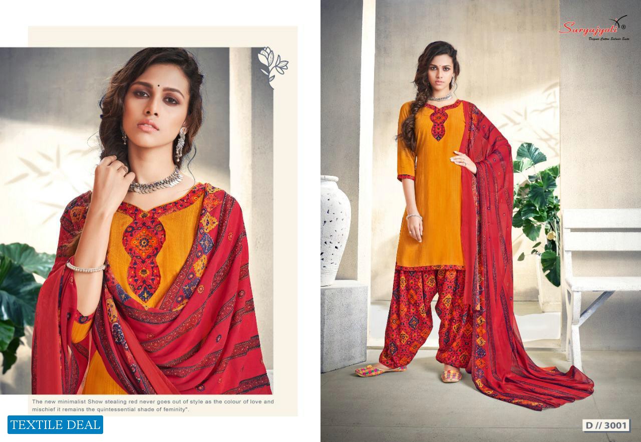 Suryajyoti Gulnar Vol-3 Wholesale Reyon Dress Material