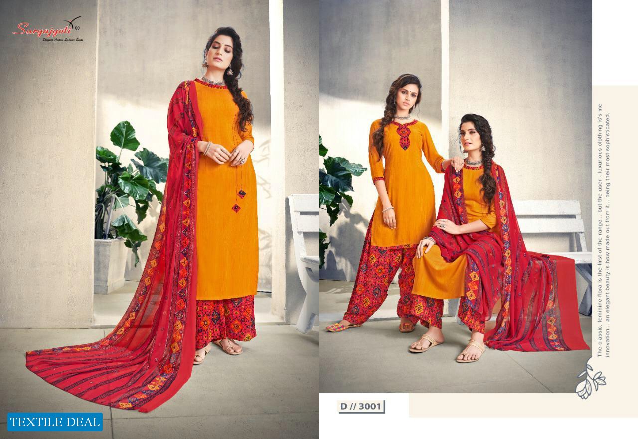 Suryajyoti Gulnar Vol-3 Wholesale Reyon Dress Material