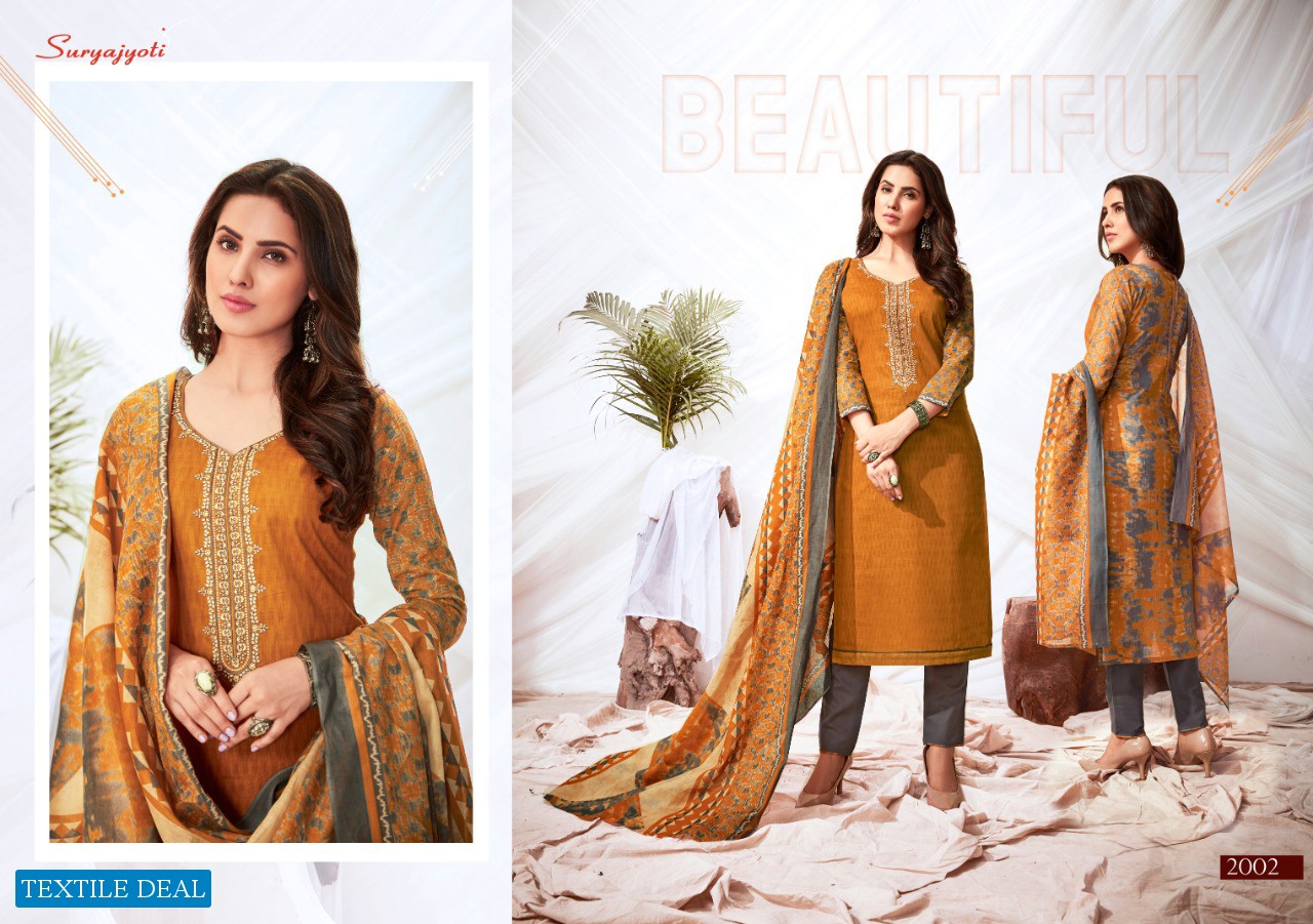 Suryajyoti Noreen Vol-2 Wholesale Dress Material
