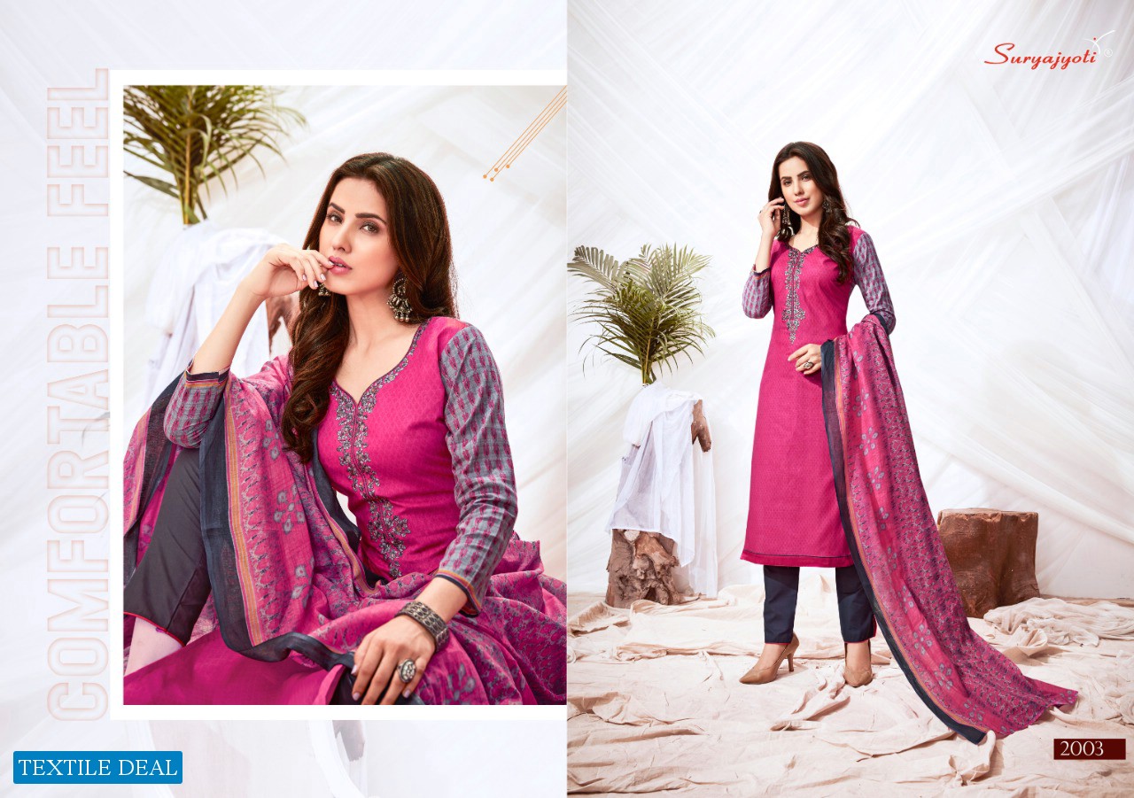 Suryajyoti Noreen Vol-2 Wholesale Dress Material