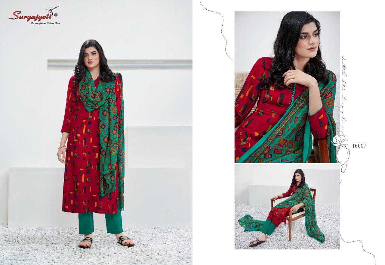 Suryajyoti Princess Vol-16 Wholesale Printed Dress Material