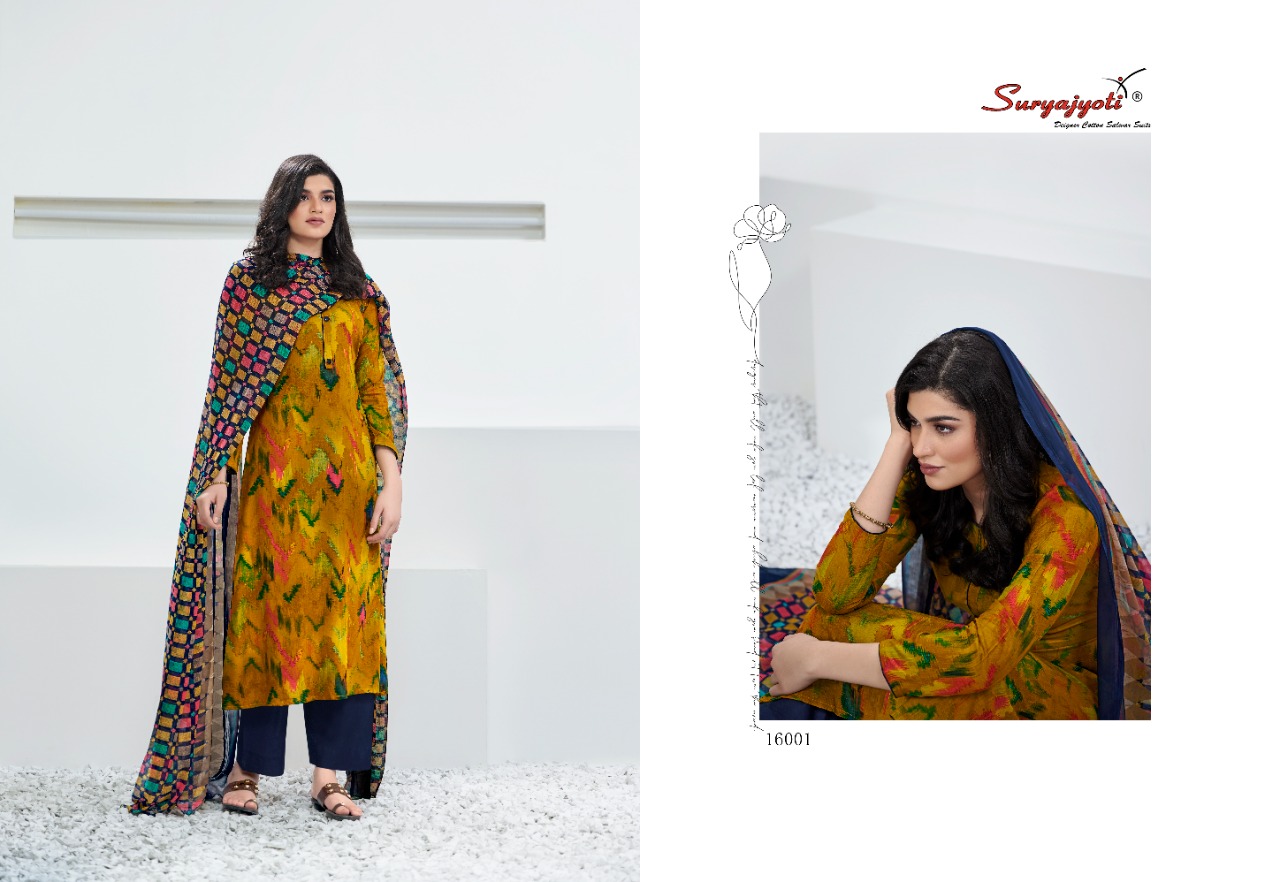 Suryajyoti Princess Vol-16 Wholesale Printed Dress Material