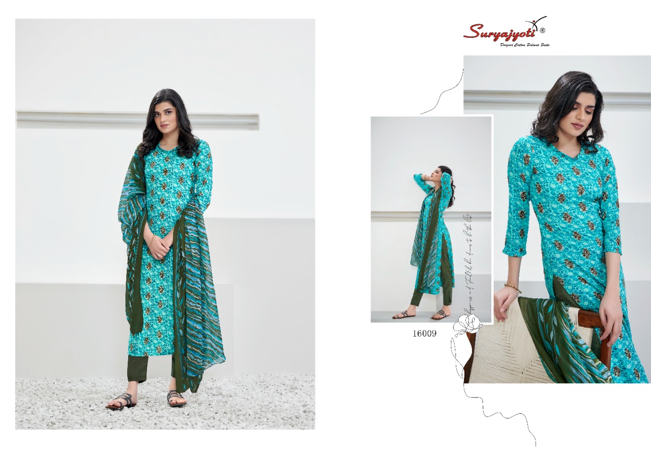 Suryajyoti Princess Vol-16 Wholesale Printed Dress Material