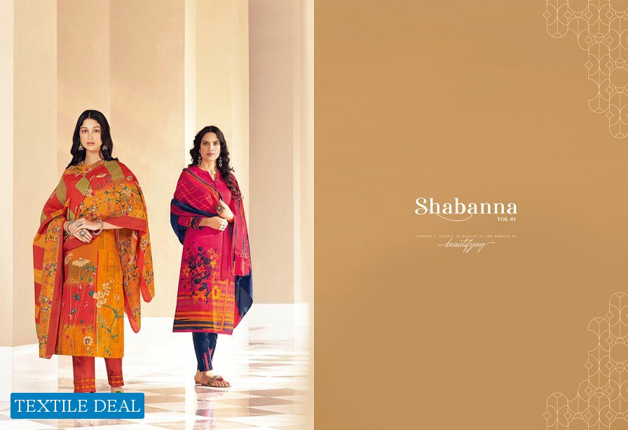 Suryajyoti Shabanna Vol-1 Wholesale Formal Dress Material