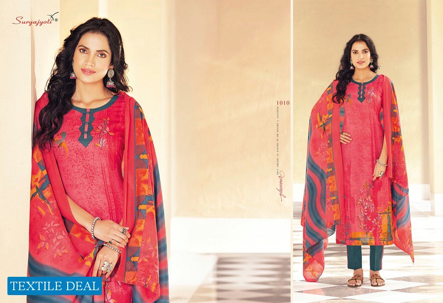 Suryajyoti Shabanna Vol-1 Wholesale Formal Dress Material