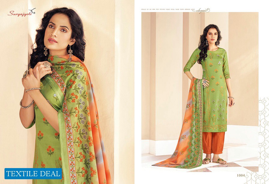 Suryajyoti Shabanna Vol-1 Wholesale Formal Dress Material