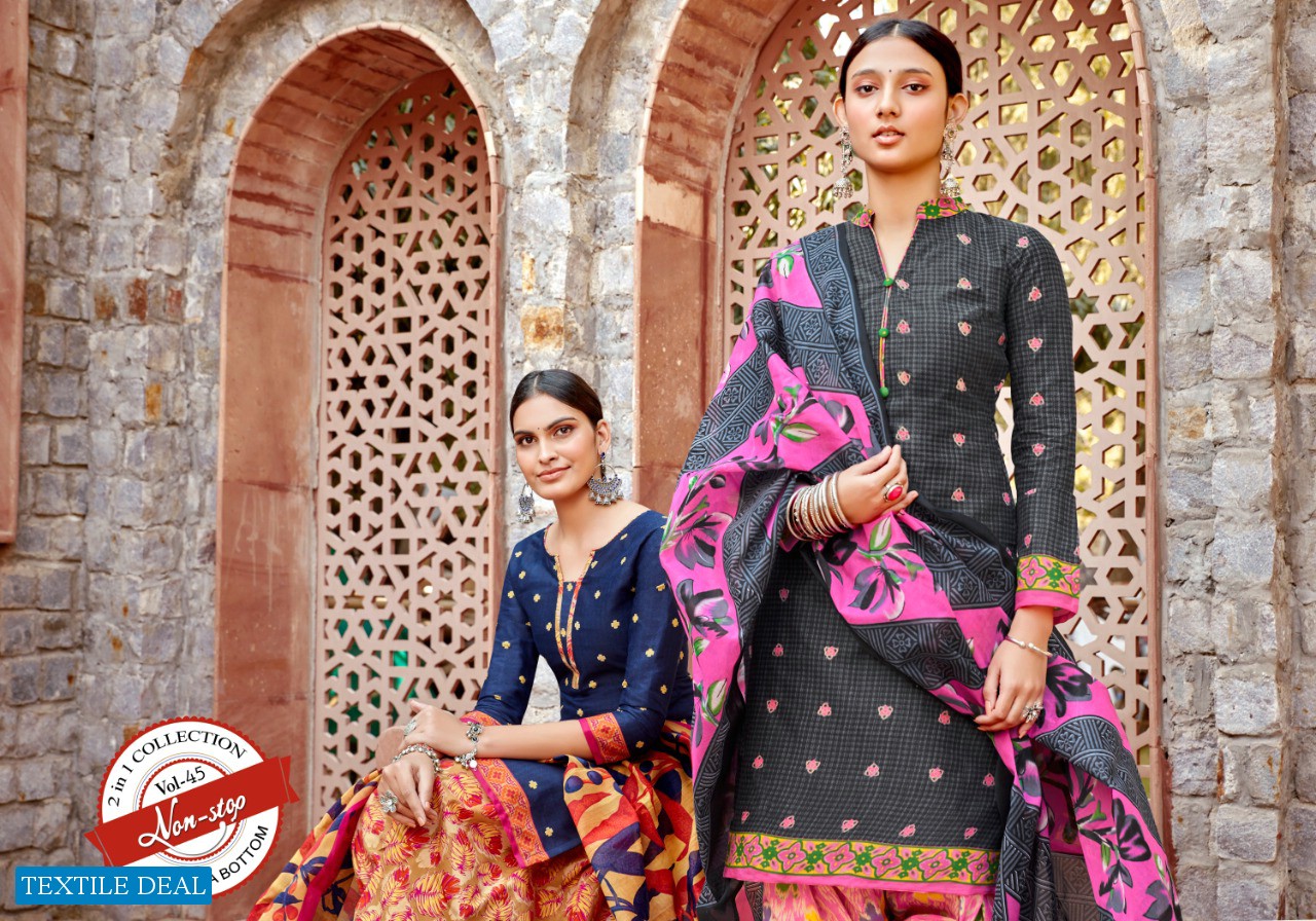 Sweety Non Stop vol-45 Wholesale Printed Dress Material