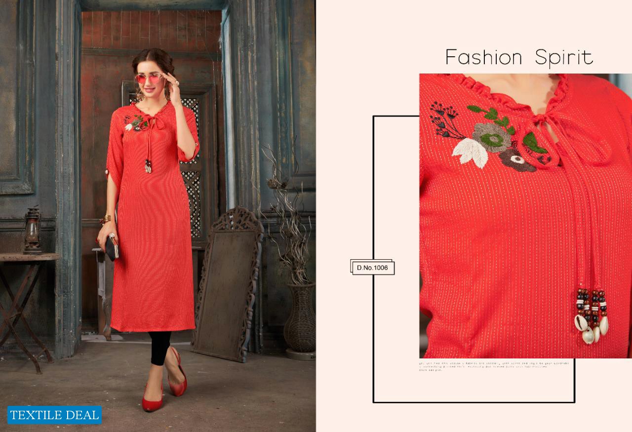 Sweety Sparsh Wholesale Long Kurtis Catalog