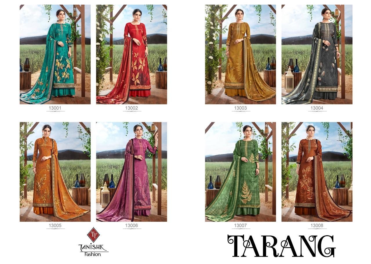 TANISHK FASHION TARANG CRAPE SILK INDIAN SALWAR KAMEEZ AND SUITS