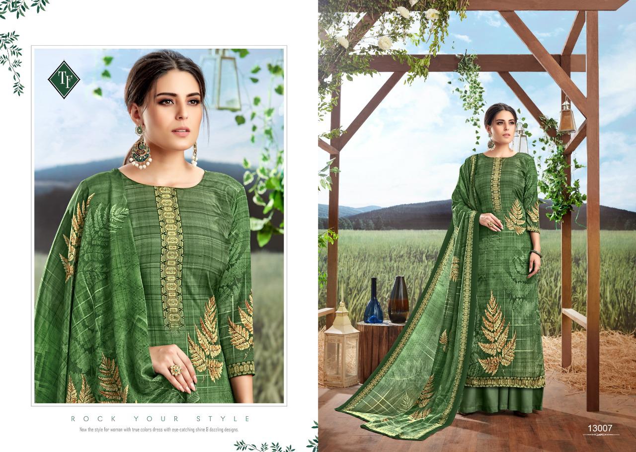 TANISHK FASHION TARANG CRAPE SILK INDIAN SALWAR KAMEEZ AND SUITS