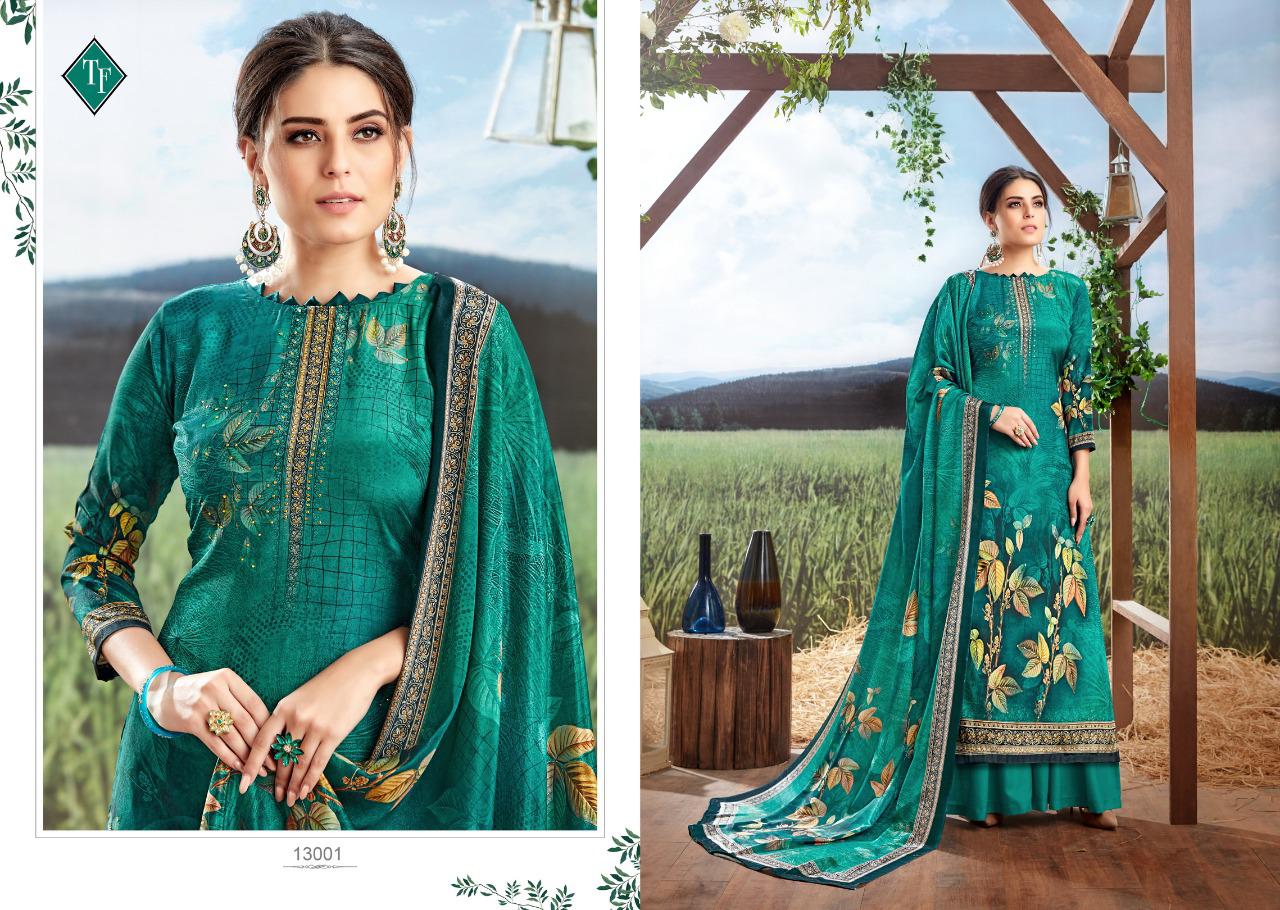 TANISHK FASHION TARANG CRAPE SILK INDIAN SALWAR KAMEEZ AND SUITS