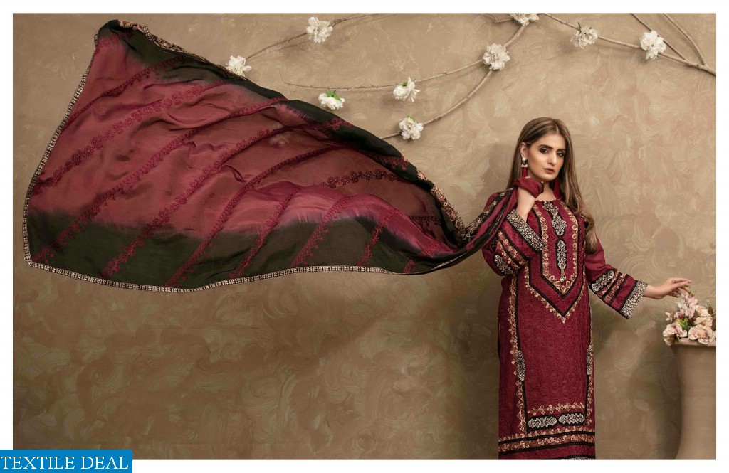 TAWAKKAL FESTIVE EID FANCY EMBROIDERD LAWN SEMI-STICH COLLECTION