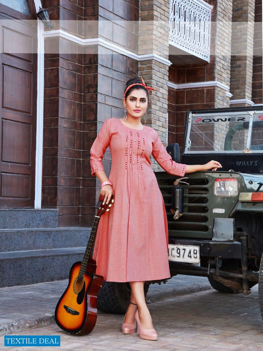 TIPS AND TOPS LAUNCH MUSKAN HEAVY COTTON PARTY WEAR KURTI WHOLESALE RATE