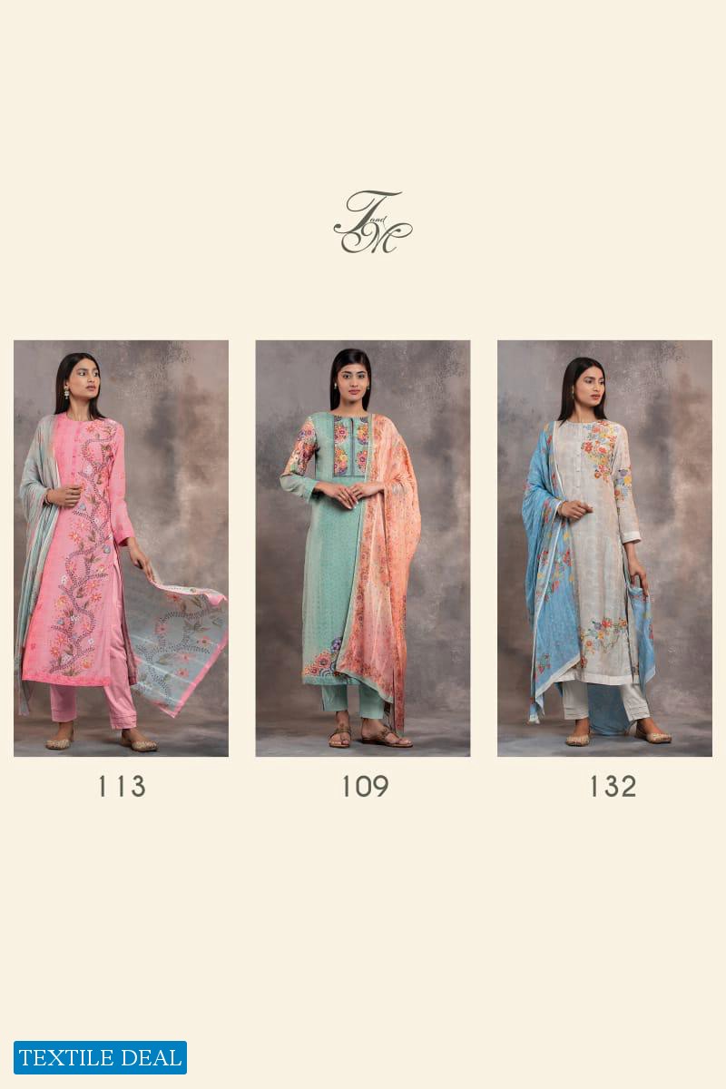 TM Flower Works Wholesale Pure Bali Silk Salwar Kameez