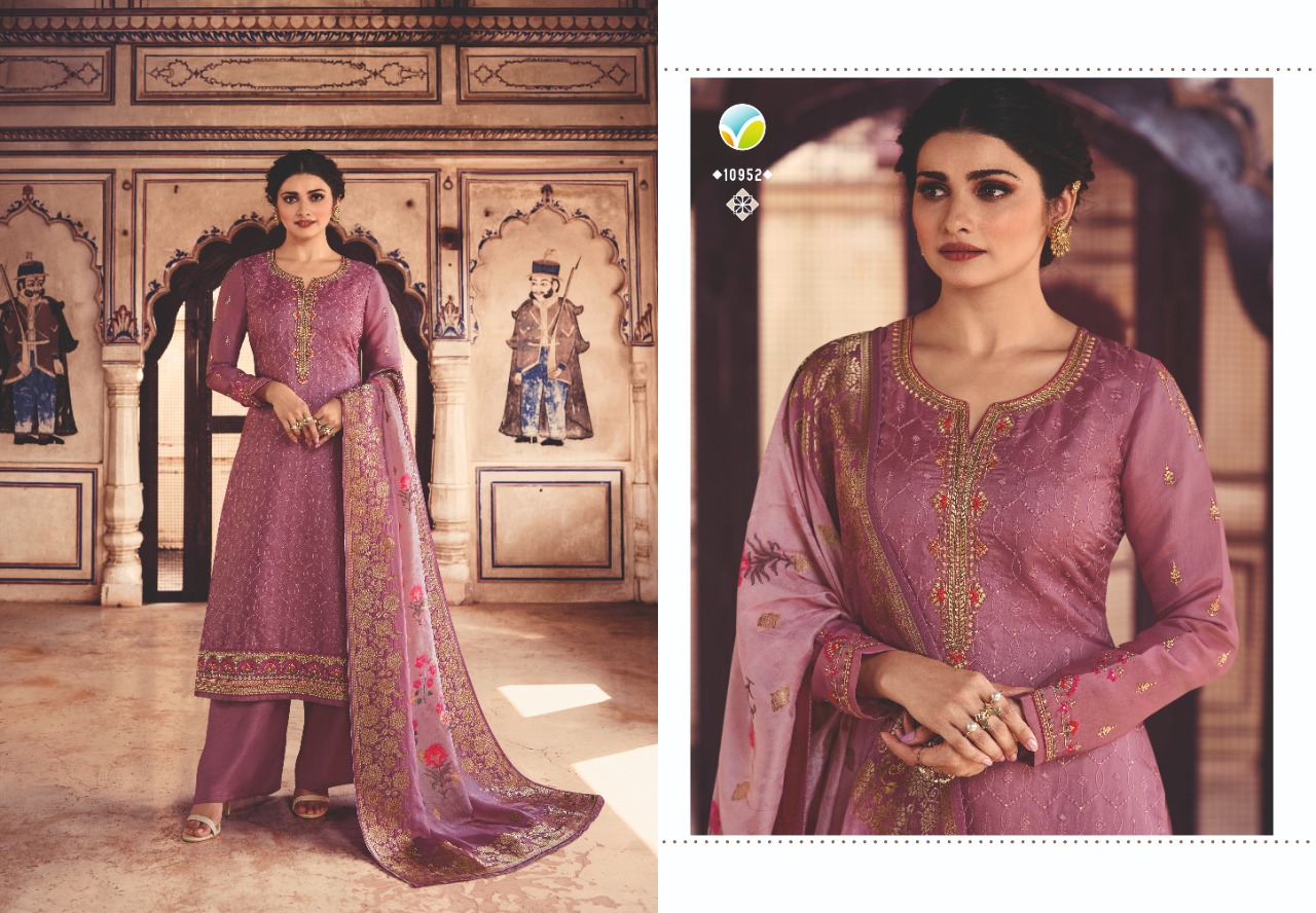 TRADITION HITLIST BY VINAY TUSSAR SATIN EXCLUSIVE SALWAR SUIT DESIGNS