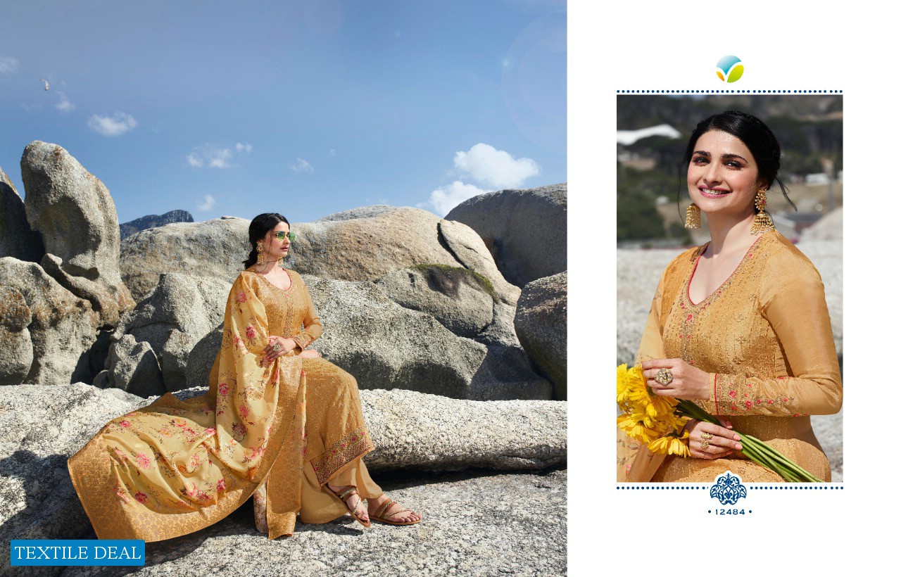 TRADITION VOL 2 BY VINAY TUSSAR SATIN DIGITAL PRINTED EXCLUSIVE PARTY WEAR SALWAR SUITS