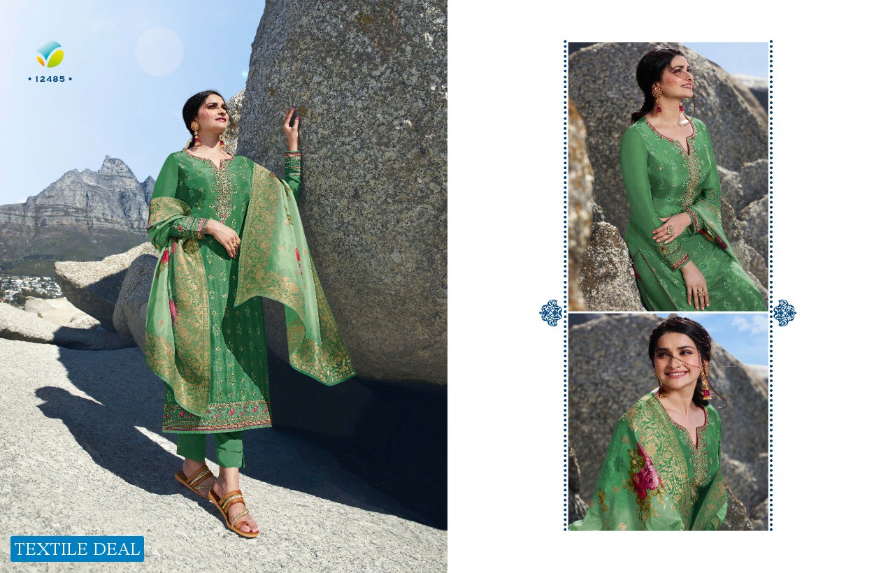 TRADITION VOL 2 BY VINAY TUSSAR SATIN DIGITAL PRINTED EXCLUSIVE PARTY WEAR SALWAR SUITS