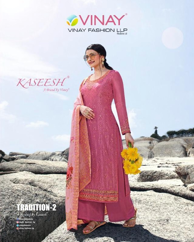 TRADITION VOL 2 BY VINAY TUSSAR SATIN DIGITAL PRINTED EXCLUSIVE PARTY WEAR SALWAR SUITS
