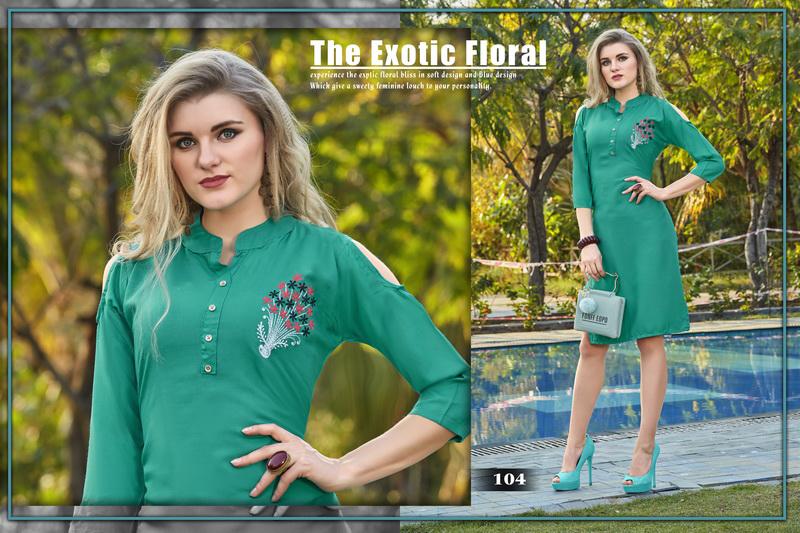 TRENDY LAUNCHING GRRACIE RAYON CASUAL WEAR TOP COLLECTION IN SURAT TEXTILE MARKET