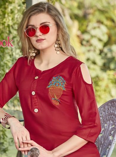 TRENDY LAUNCHING GRRACIE RAYON CASUAL WEAR TOP COLLECTION IN SURAT TEXTILE MARKET