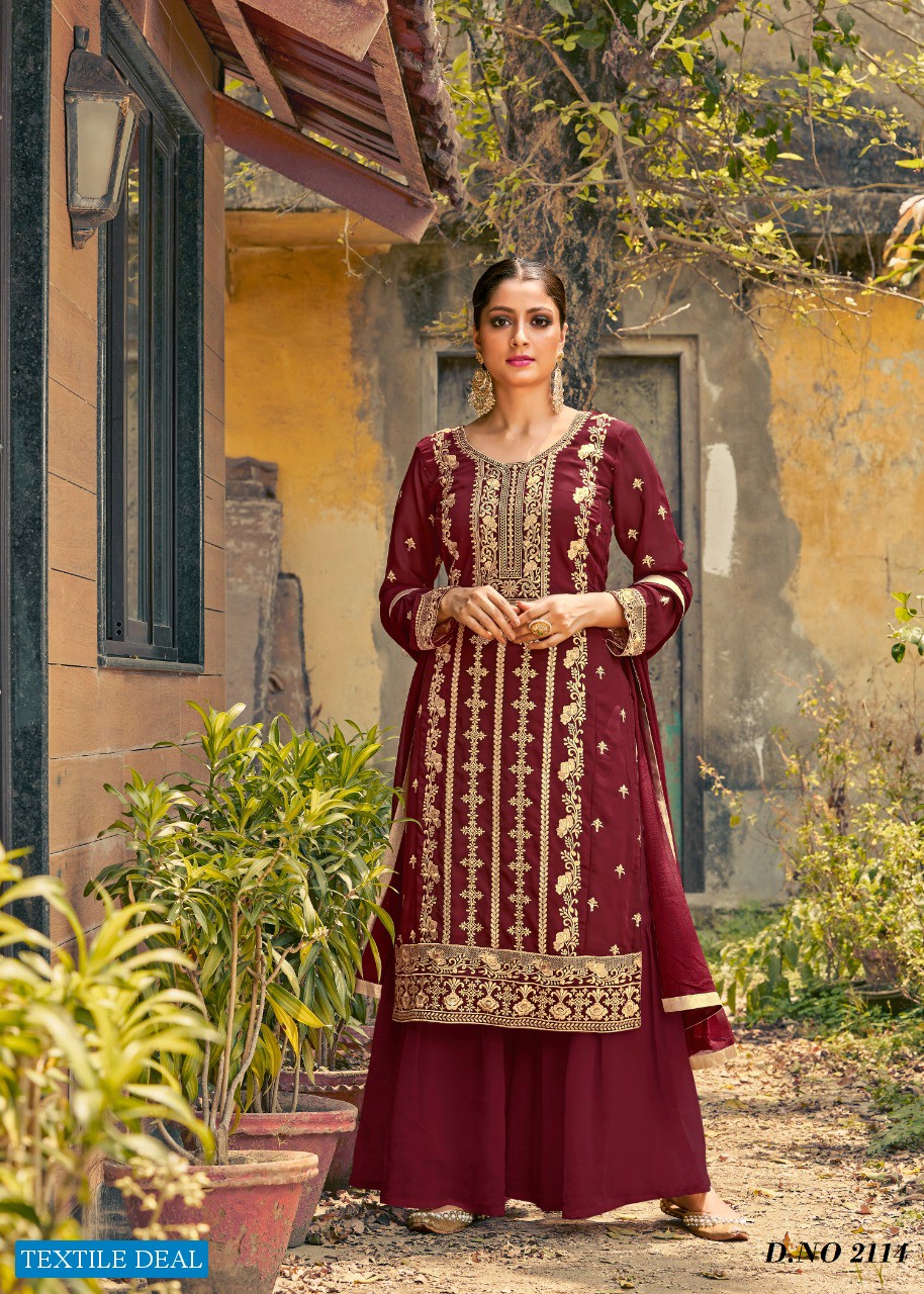 TWISHA VOL 21 GEORGETTE EMBROIDERY FANCY SUITS