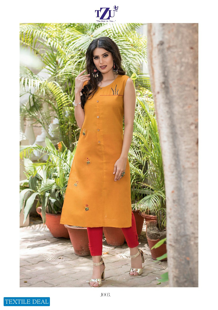 TZU Noble Wholesale Ready Made Cotton Kurtis