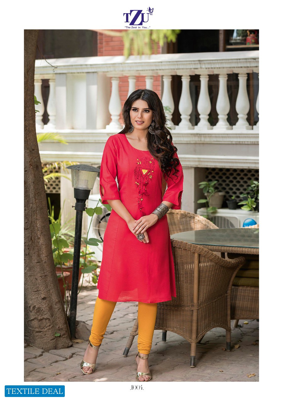 TZU Noble Wholesale Ready Made Cotton Kurtis