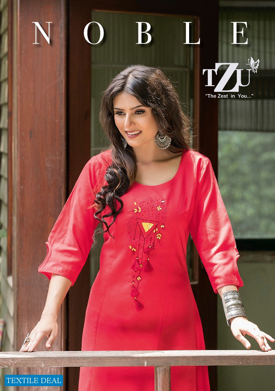 TZU Noble Wholesale Ready Made Cotton Kurtis