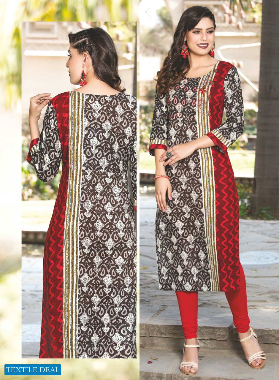 TZU Pearl Wholesale Long Kurtis