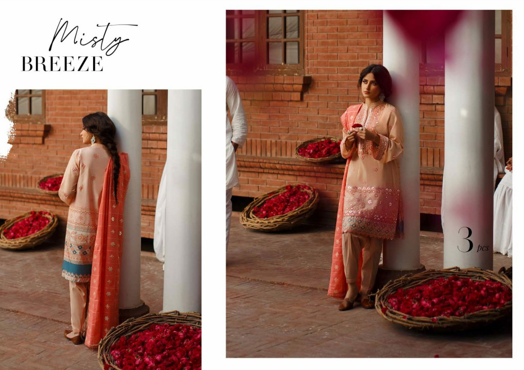 Tabeer Cross Stitch Unstitched Premium Lawn Collection 2021