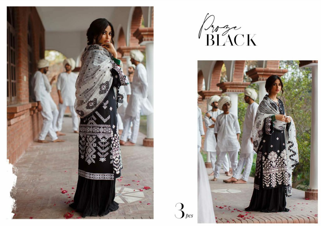 Tabeer Cross Stitch Unstitched Premium Lawn Collection 2021