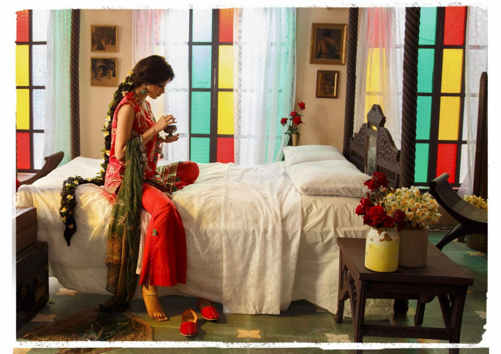 Tabeer Cross Stitch Unstitched Premium Lawn Collection 2021