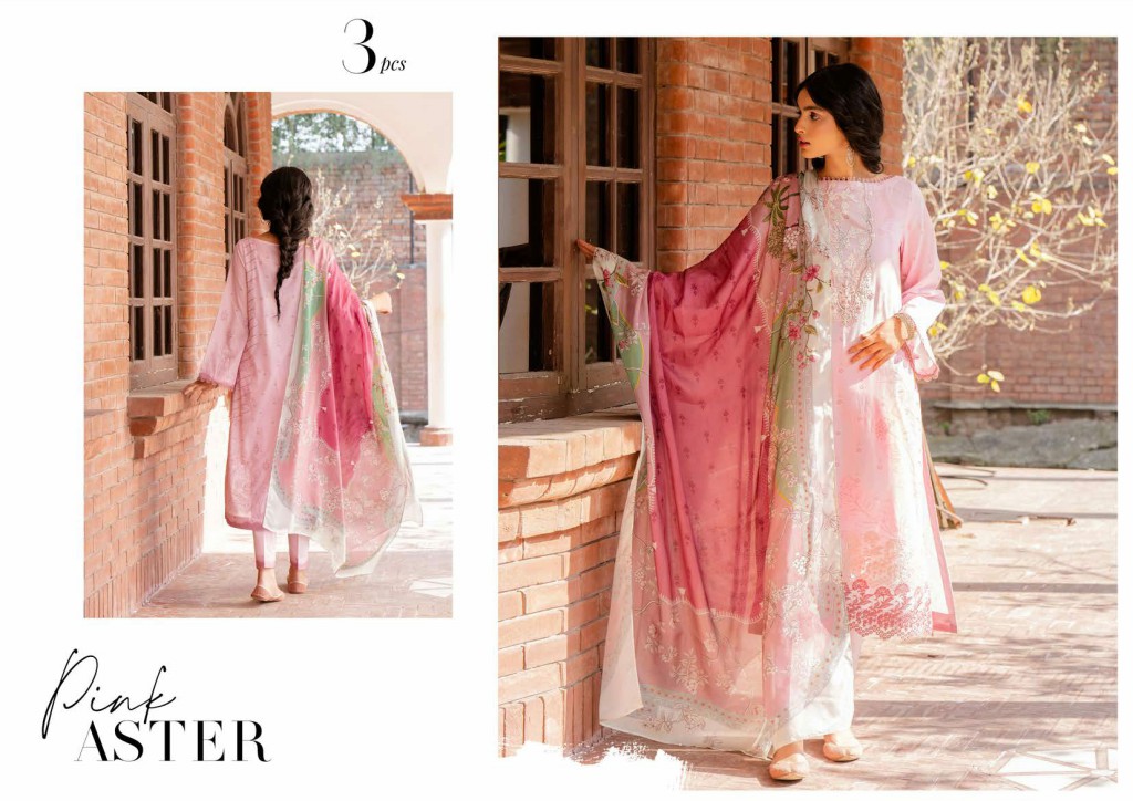 Tabeer Cross Stitch Unstitched Premium Lawn Collection 2021