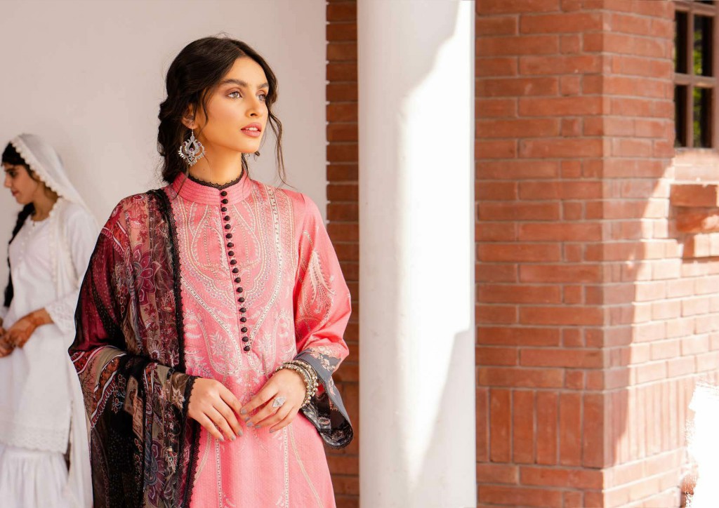 Tabeer Cross Stitch Unstitched Premium Lawn Collection 2021